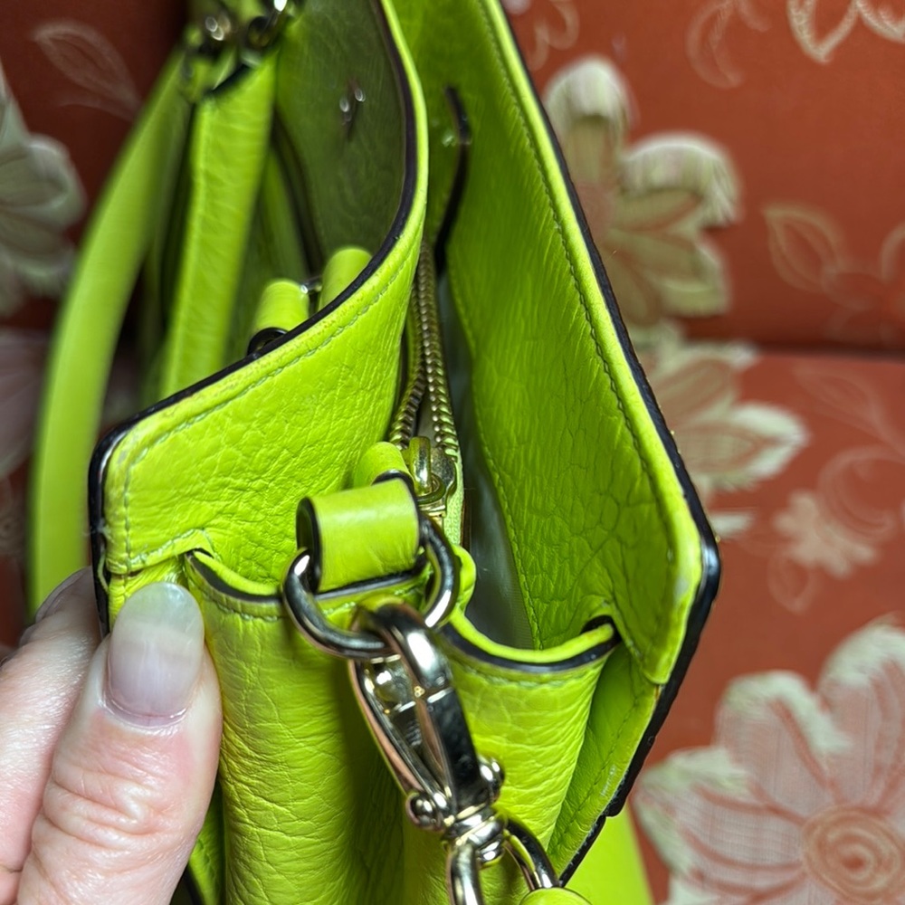Kate Spade Green Satchel with Textured Design - Picture 7 of 16
